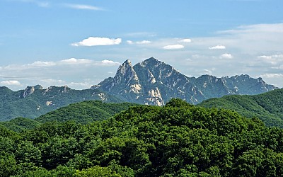 북한산을 바라보다...