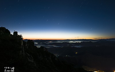 대둔산의 밤