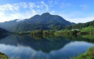 월악산을 바라보는 풍경[1]