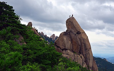 우이암 바위타기