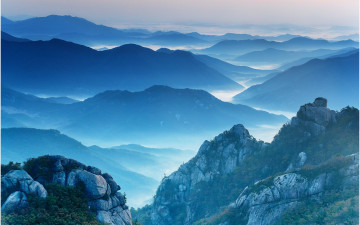 속리산 산그리메