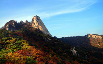 도봉산 선인봉의 가을 오후