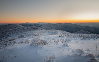 향적봉에서