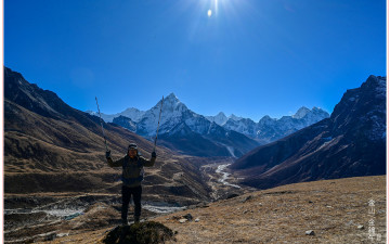 쿰부 히말라야 트레킹중_2022년