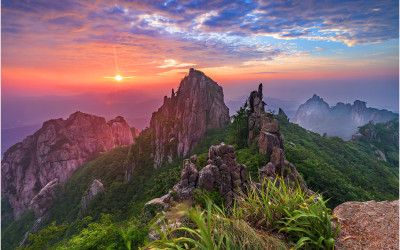 월출산 일출 !!!