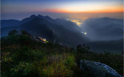 계룡산 여명 !!!