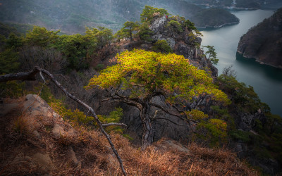 제비봉이 보이는 풍경