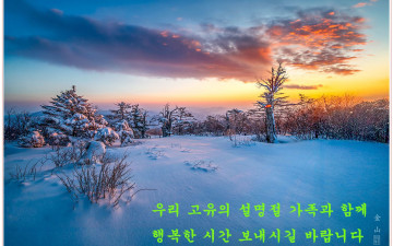 설명절 인사드립니다^^