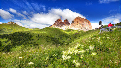 Val Gardena에서 만난 풍경 !!!