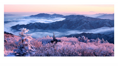 덕유산의 상고대와 운해(덕유산)