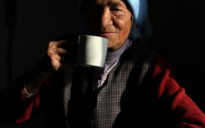 차 한잔의 여유.