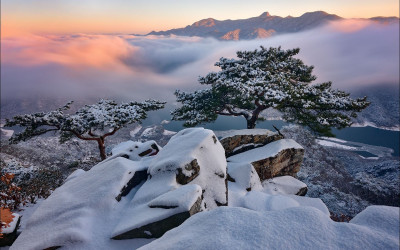 제비봉의 겨울 - 월악산