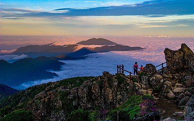 지리산 천왕봉의 봄 - 지리산