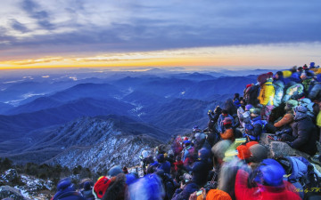 지리산 신년 일출