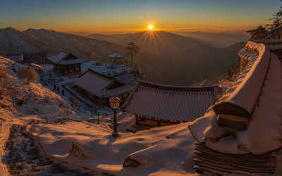 상원사 일출(25.12.30)