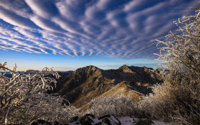 겨울산