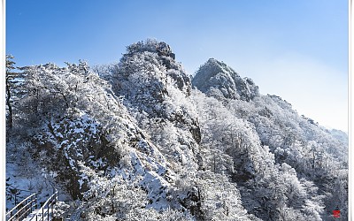 월악산 설경