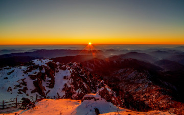 지리산 천왕봉 일출