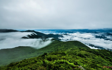 지리산 만복대 운해