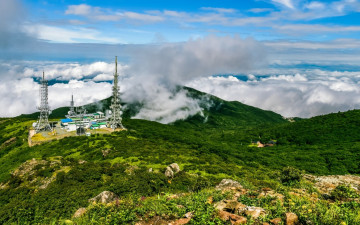 지리산 노고단 여름 풍경