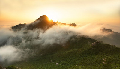 월출산 일출 - 월출산