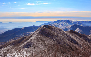 영남알프스의 아침