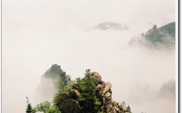 설악산 등선대에서