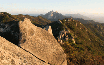 북한산의 아침