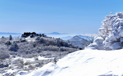 덕유산의겨울ᆢ창고작 ....