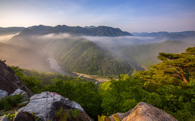 아침 산정