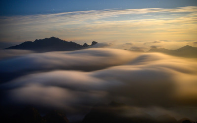 한계산 춤추는 운해
