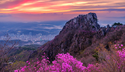 금정산 아침여명 - 금정산