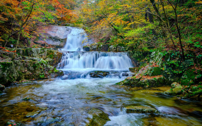 방태산 2단폭포