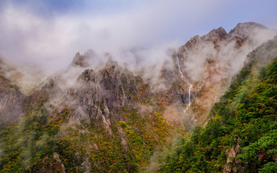 신비로운 토왕폭포