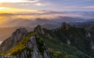 월출산의  아침~~