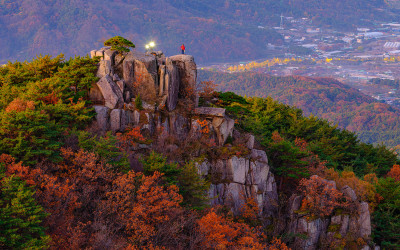 인봉을 바라보며...