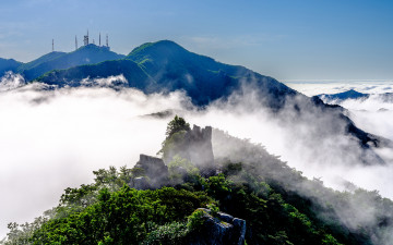 팔공산 톱날 능선
