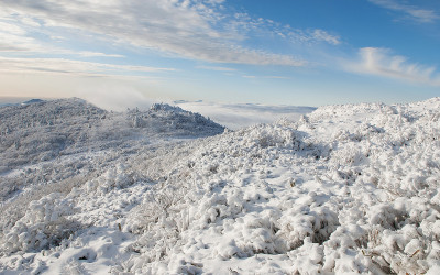 덕유산의 하얀 세상!